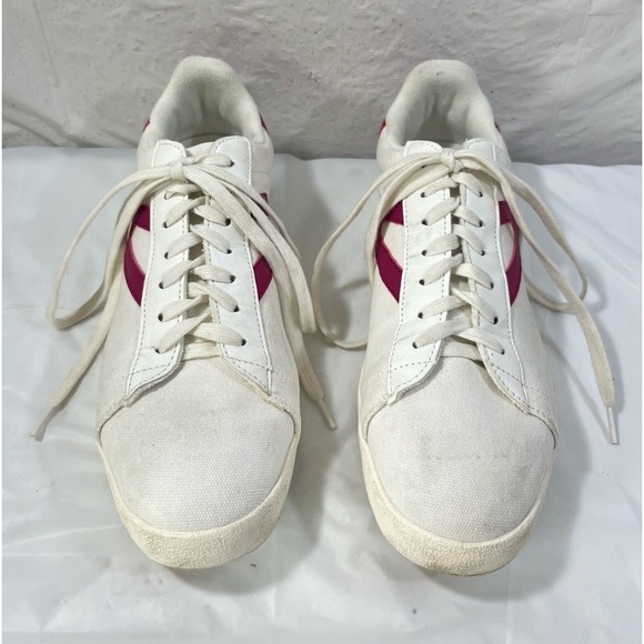 TRETORN Nylite sneakers Bright pink and black design logo size 10 - Picture 1 of 15
